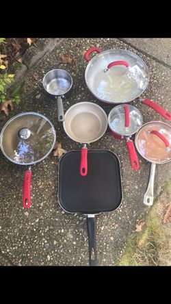 Nice pots and pans set only $35 firm