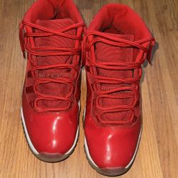 Red Jordan 11s