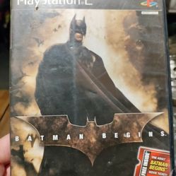 Batman Begins Playstation 2 Game 