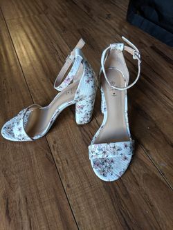 Beautiful floral heels