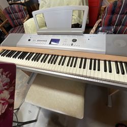 Electric Piano Comes With Foot Pedal And Power Cord.