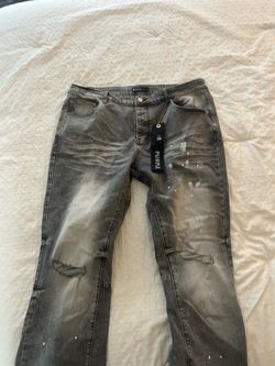 Purple Jeans Flare Fit