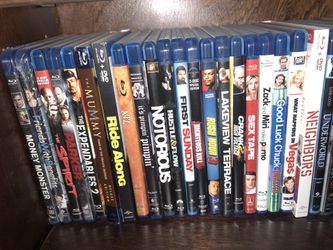 40 Blu-Ray Disc Movies (some are brand new, others like new) for ...