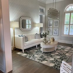 Reduced Mint white sofa 93" long paid $2600 plus tax