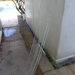 Wire White Shelf Racks