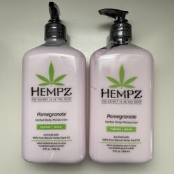 Hempz Lotion-pomegranate scent 