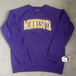 Minnesota Purple crewneck sweatshirt Sz L