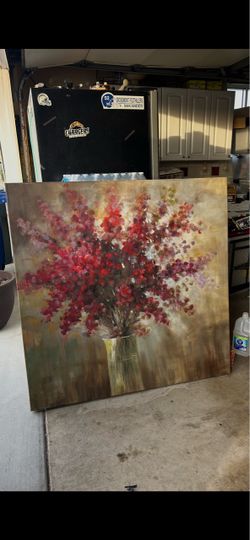 Large Floral canvas