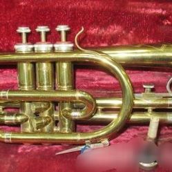 Silvertone Cornet in original case. 