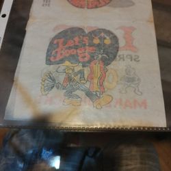 Let's Boogie 1970's Iron On Decal
