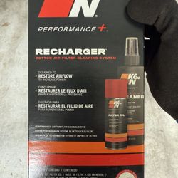 K&N Performance Charge Air Filter Oil And Cleaner Kit