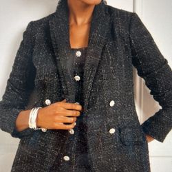 New Women’s Tweed Dress Suit Talbots Size 8