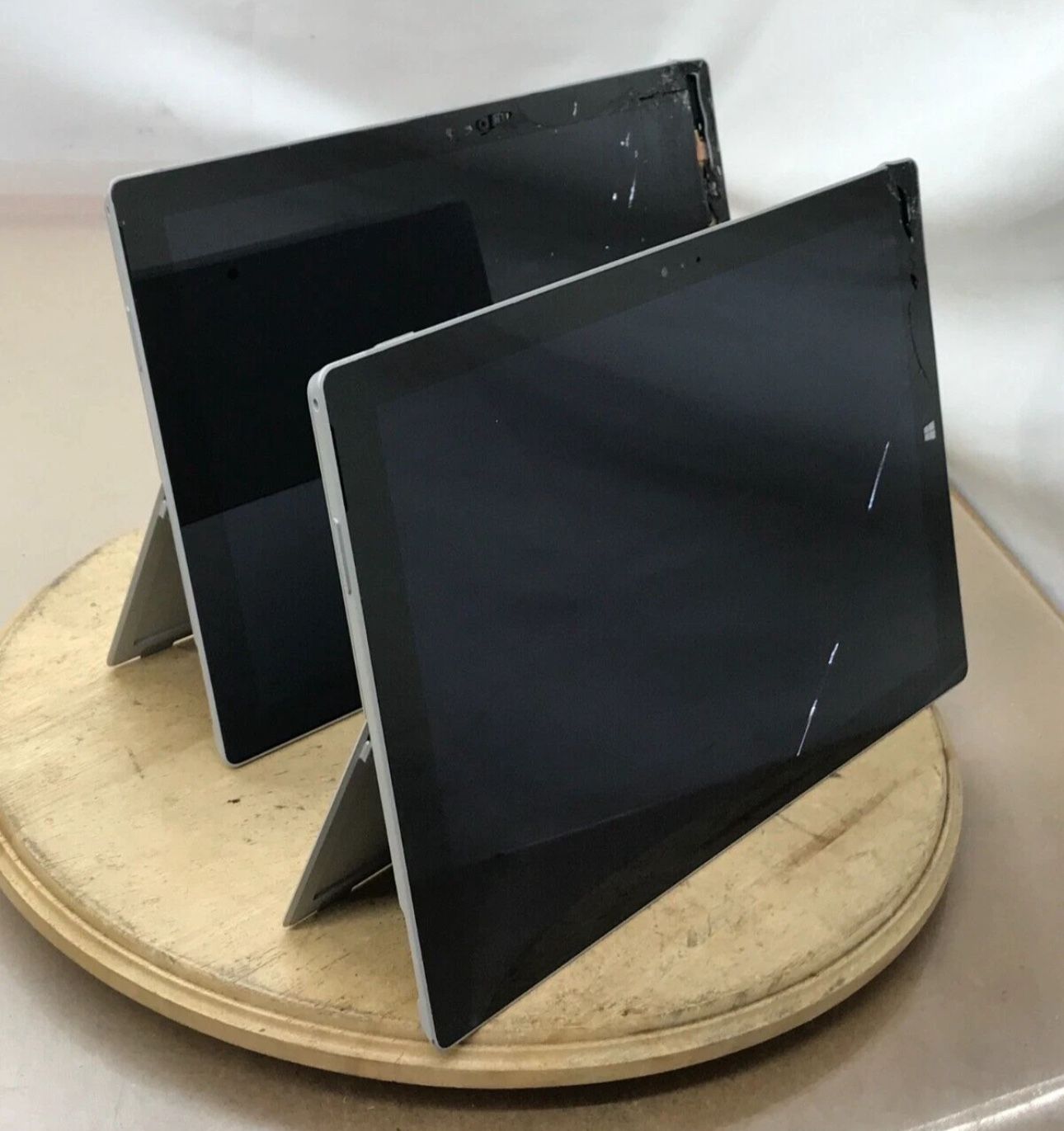 Lot Of 2 Microsoft Surface Pro 3 64GB (Broken Screen)