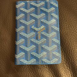 Goyard Saint Pierre Card Holder – Blue – Excellent Condition