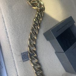 Very Wide Chain 18k Gold Plated 