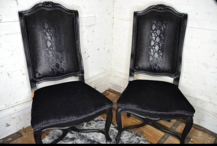 Deluxe Victorian style chairs