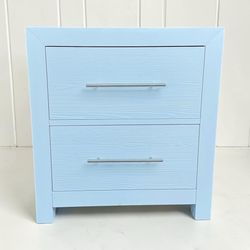 White Nightstand with USB Charging