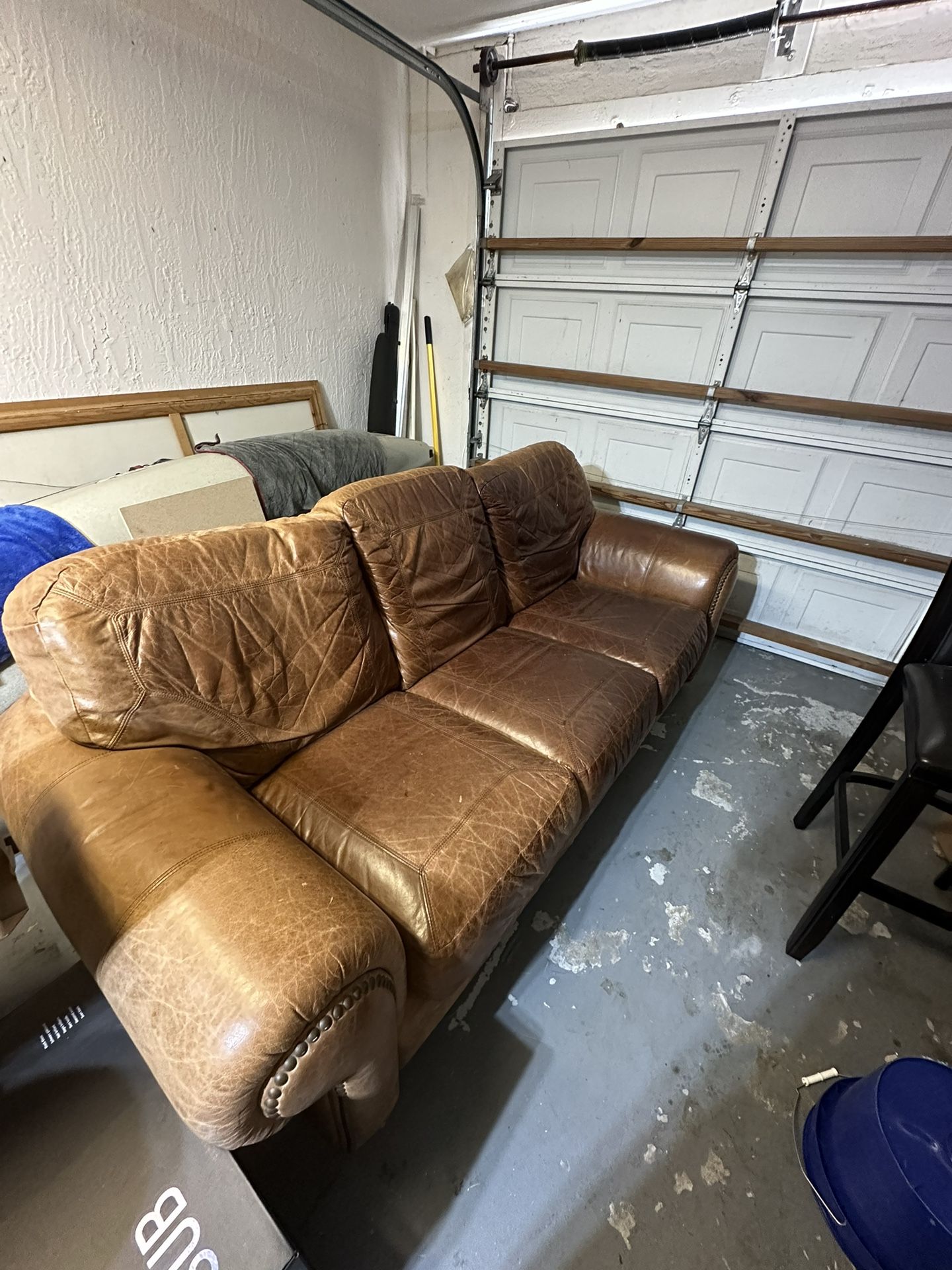 Leather Couch Set 
