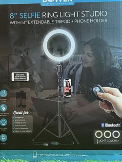 Bower 8" Selfie Ring Studio Light