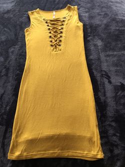 Below the knee lime colored dress