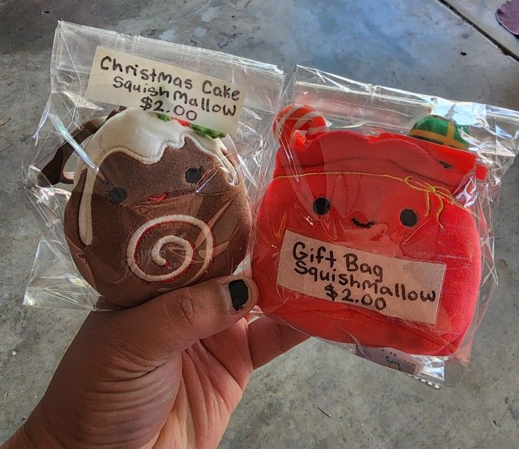 Christmas Squishmallows Bag Clips