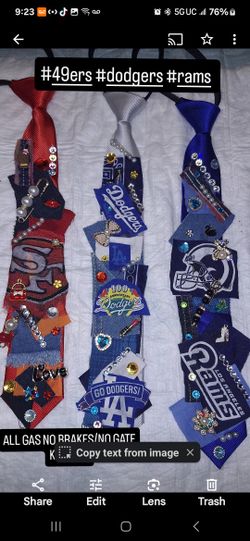 Sports Neck Ties 👔 #49ers #dodgers #rams