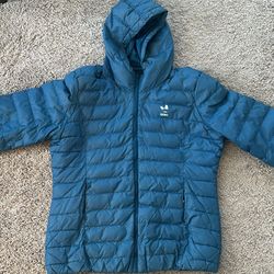 Adidas Logo Puffer Jacket sz M