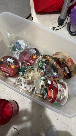 Free Christmas ribbon