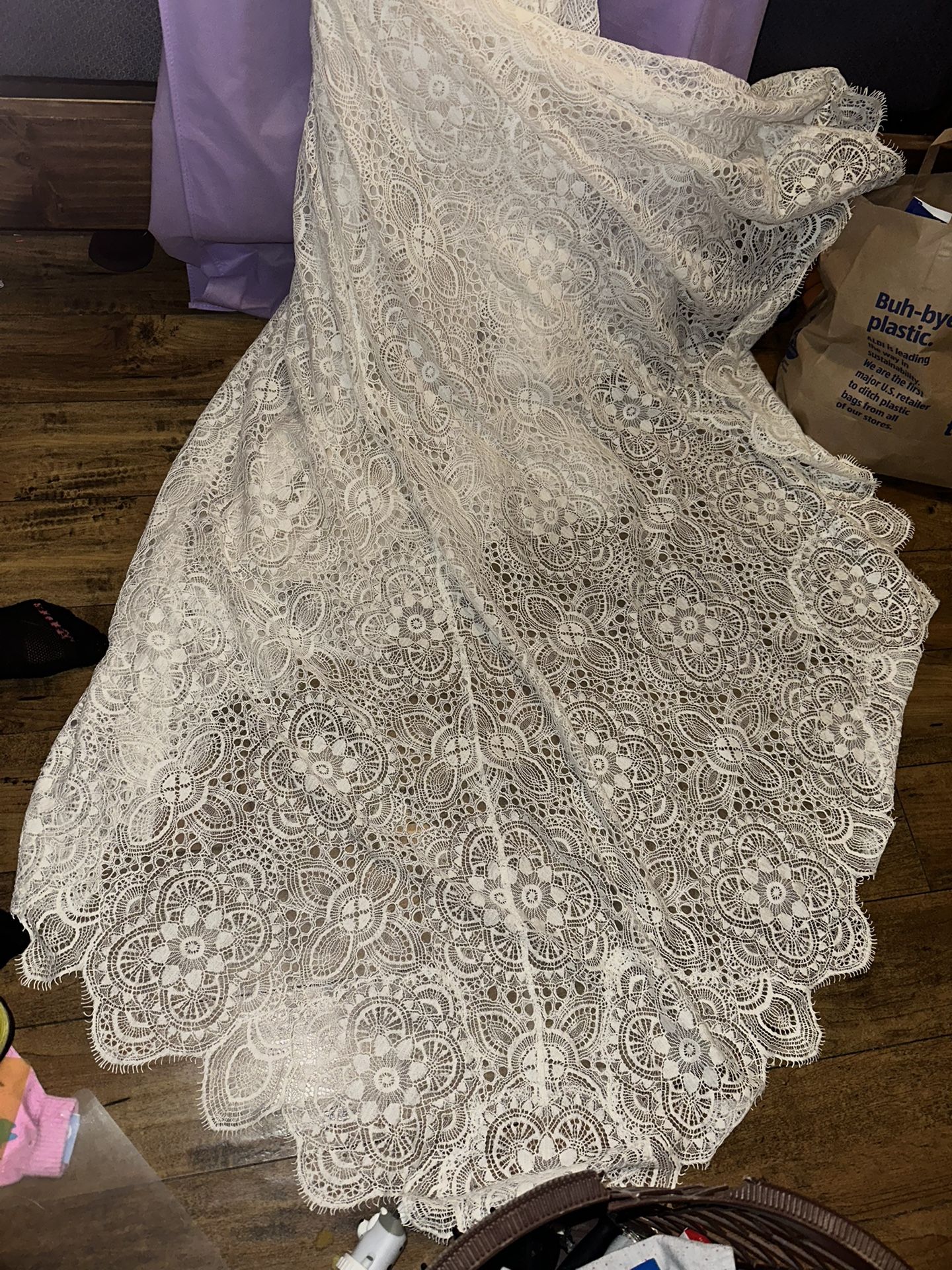 Lace Boho Wedding Dress