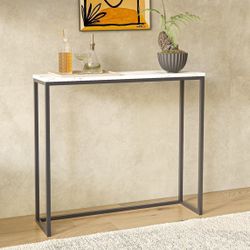 36" Faux Marble Console Table  (3 colors )