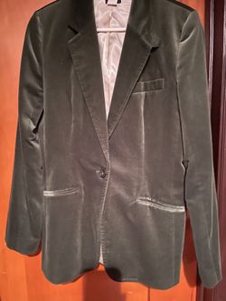 Green Velvet J.Crew Blazer