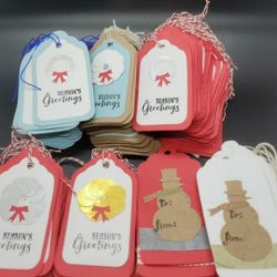 10 for $5 HANDMADE HOLIDAY TAGS