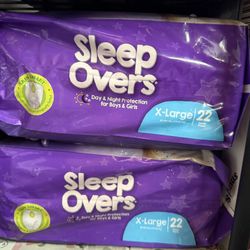 Diapers - Sleepovers X-LARGE