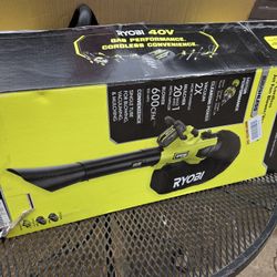 RYOBI 40V Leaf Blower Vacuum