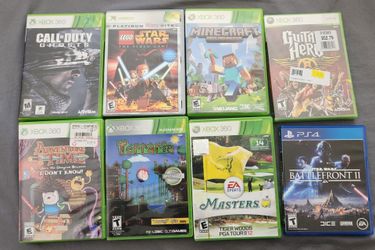 XBOX 360 games and one PS4 game