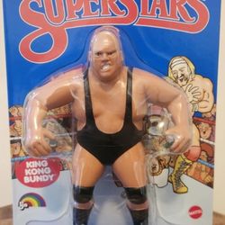 WWE Superstars LJN King Kong Bundy Exclusive Blue Card Retro WWF Style Series 2