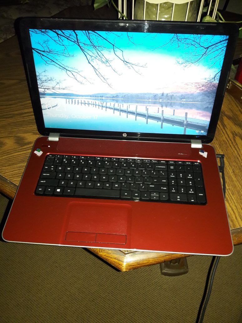 HP Pavilion 17” Laptop Red