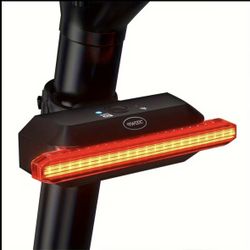 Bright Smart Stop Tail Light E- Bikes Scooters Rechargeable 