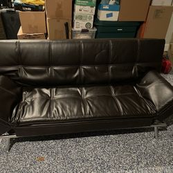 Leather Futon with USB port