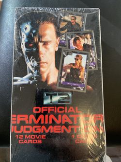 Terminator 2 Judgement Day Cards Sealed Unopened
