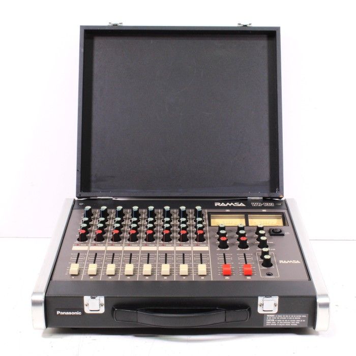 Panasonic Ramsa WR-133 Vintage Lo-Fi 8-Channel Mixer with Case