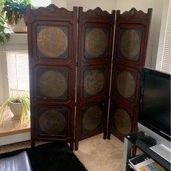 Antique Privacy Screen