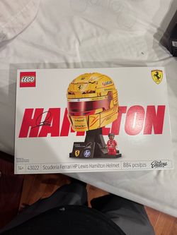 LEGO Scuderia Ferrari HP Lewis Hamilton Helmet (43022) – Brand New / Sealed