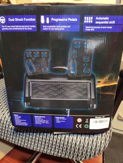 Gt -v7 New Steering Wheel With Pedal PS PC Or Xbob