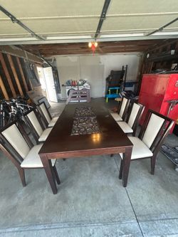 Dinning table wood brown