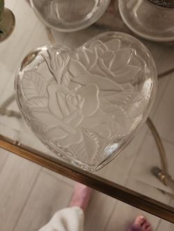 Crystal 2 Piece Heart