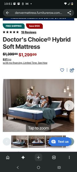 Brand new factory sealed doctors choice hybrid queen mattress