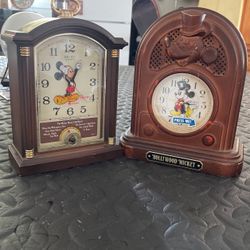 Collectible Mickey Mouse Seiko Mantle Musical Alarm Clock