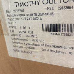Timothy Oulton Lamp 