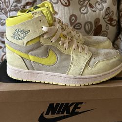 Air Jordan’s 1 (Size 9 1/2) Yellow And Suede 